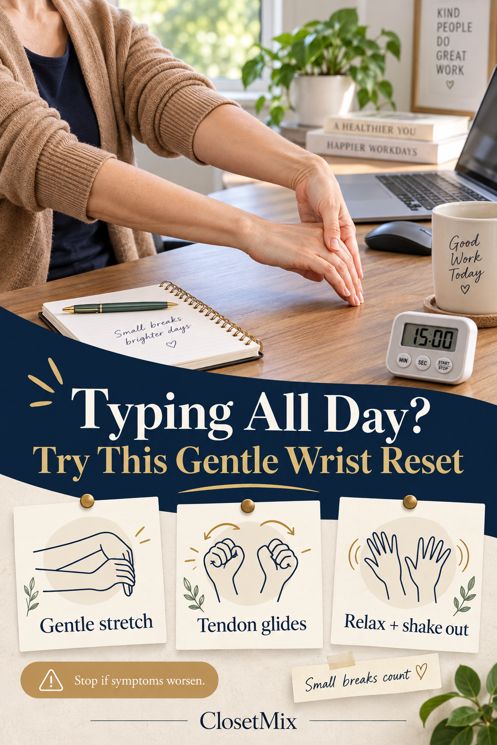 Carpal Tunnel Exercises You Can Do at Home to Ease Wrist Pain