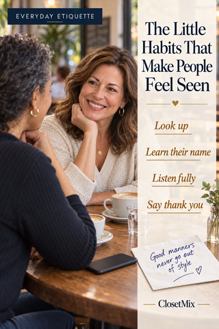 Everyday Etiquette That Makes You Instantly More Confident (Without Pretending to Be Someone You're Not)