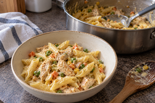 Creamy Chicken and Vegetable Pasta